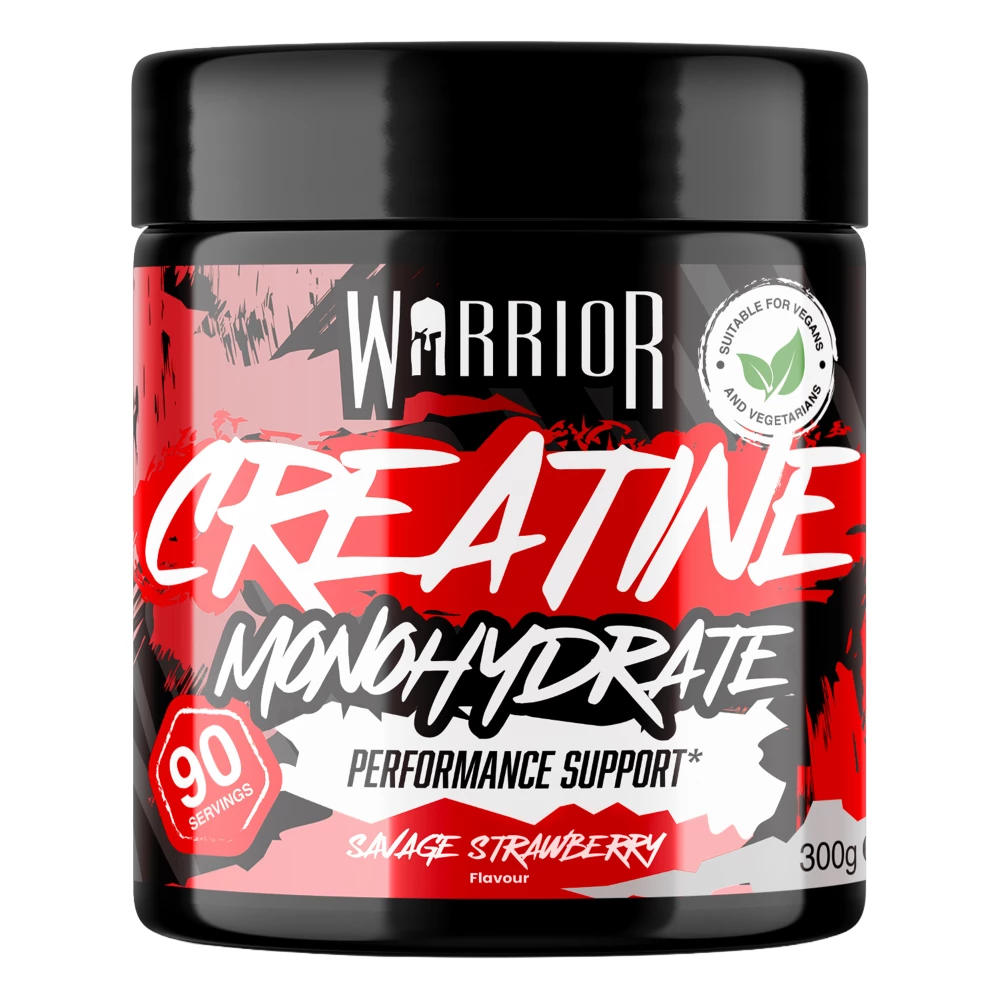 Warrior Creatine Monohydrate - 300g, Savage Strawberry