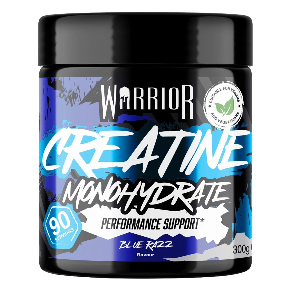 Warrior Creatine Monohydrate - 300g, Blue Razz