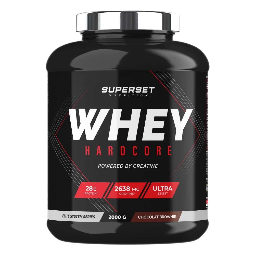 Whey Hardcore - 2000g, Chocolate Brownie