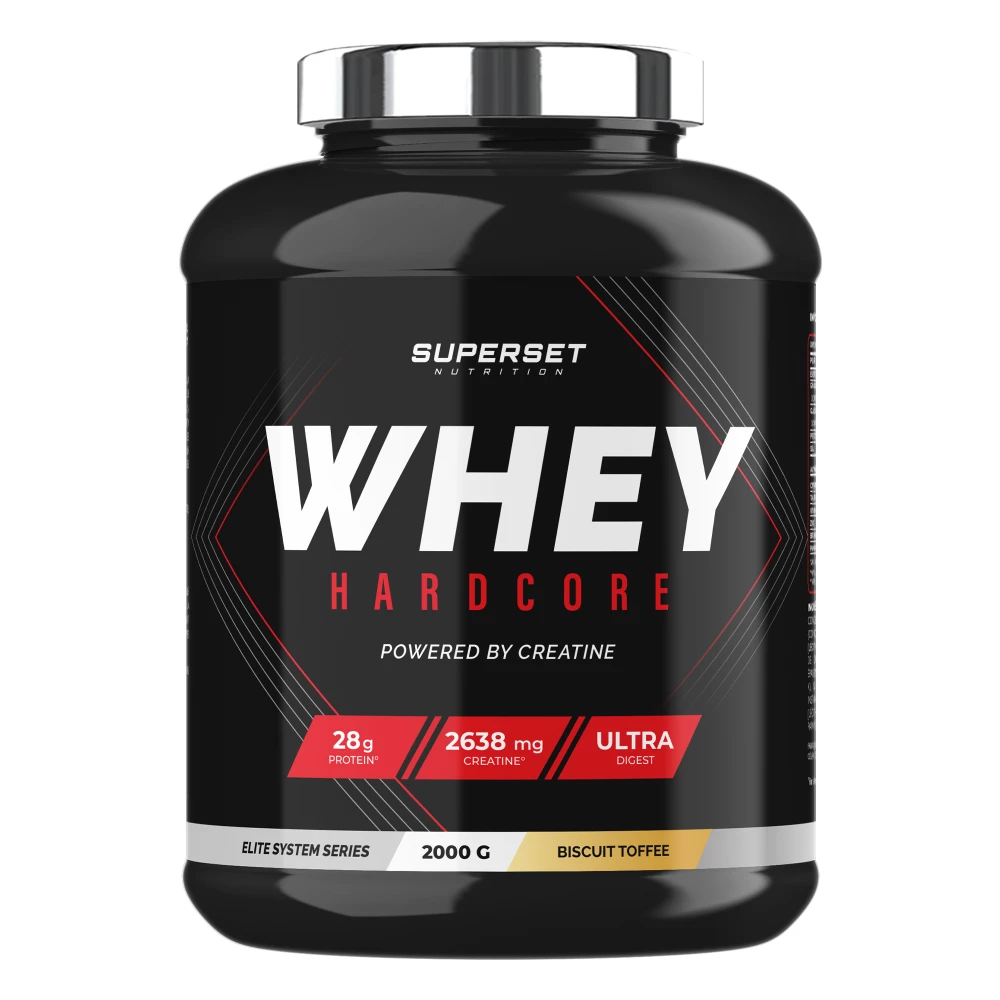 Whey Hardcore - 2000g, Biscuit Toffee