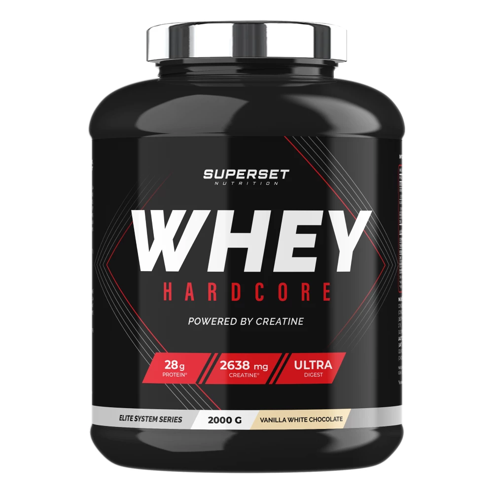 Whey Hardcore - 2000g, Vanilla White Chocolate
