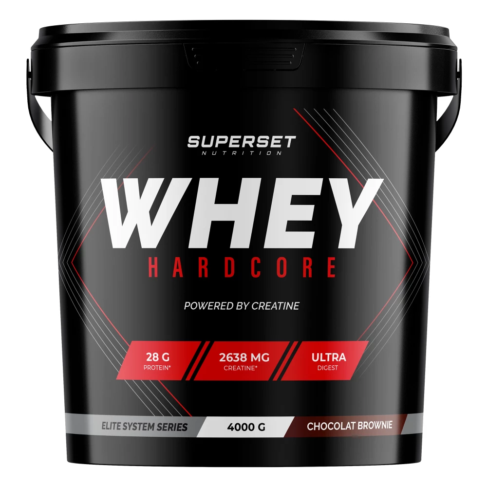 Whey Hardcore - 4000g, Chocolate Brownie