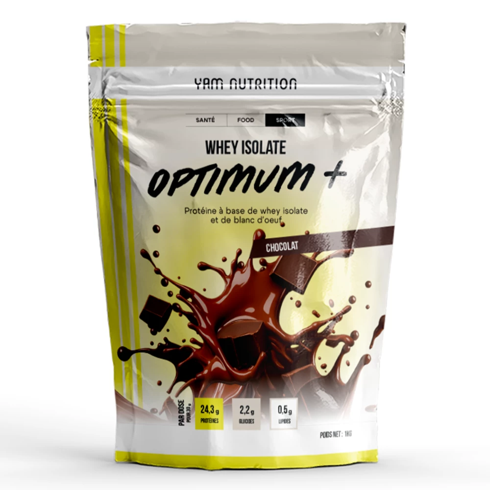 Whey Isolate Optimum+ - 1000g, Chocolate