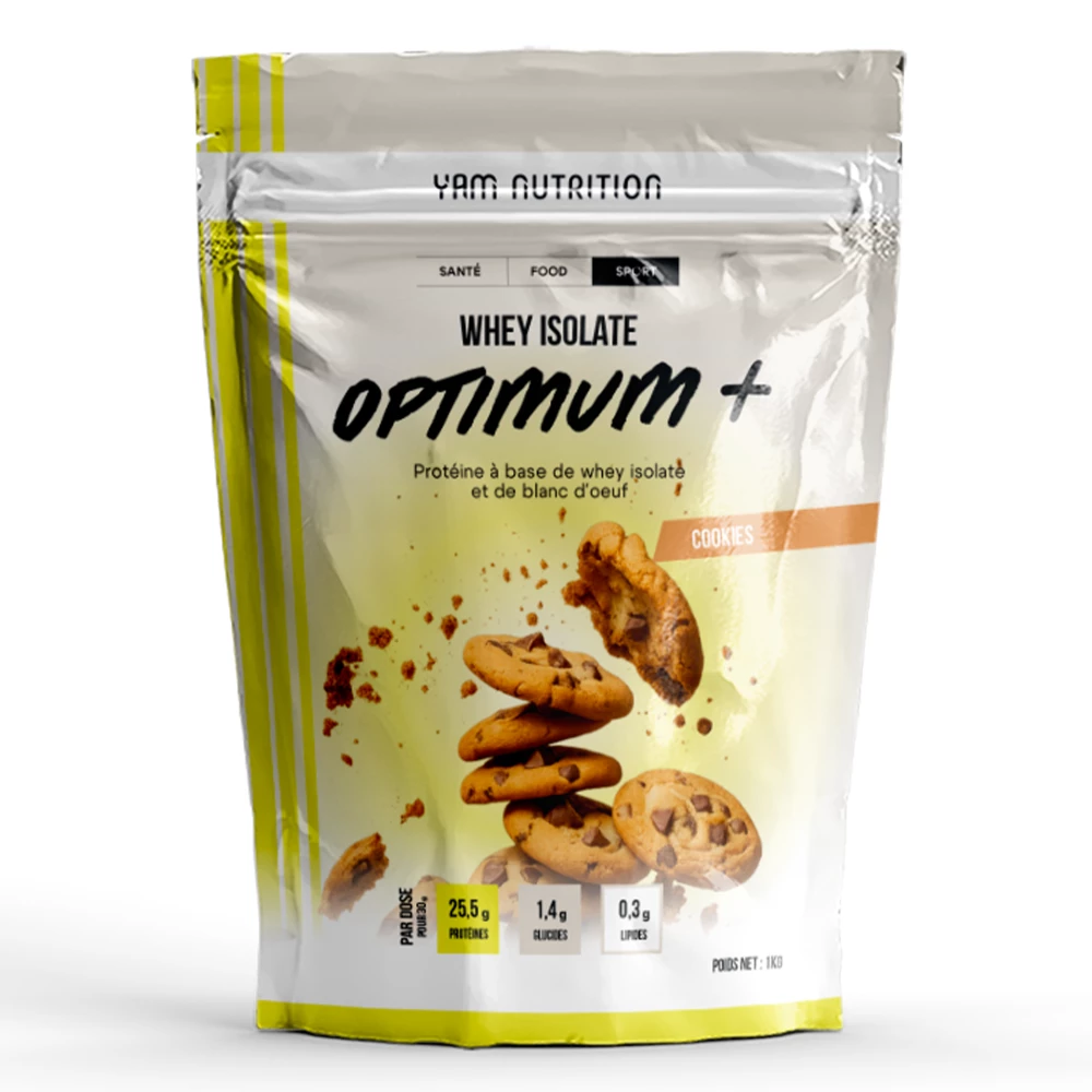 Whey Isolate Optimum+ - 1000g, Cookies