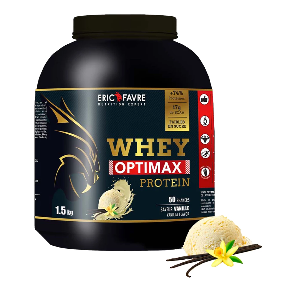 Whey Optimax Protein - 1500g, Vanilla