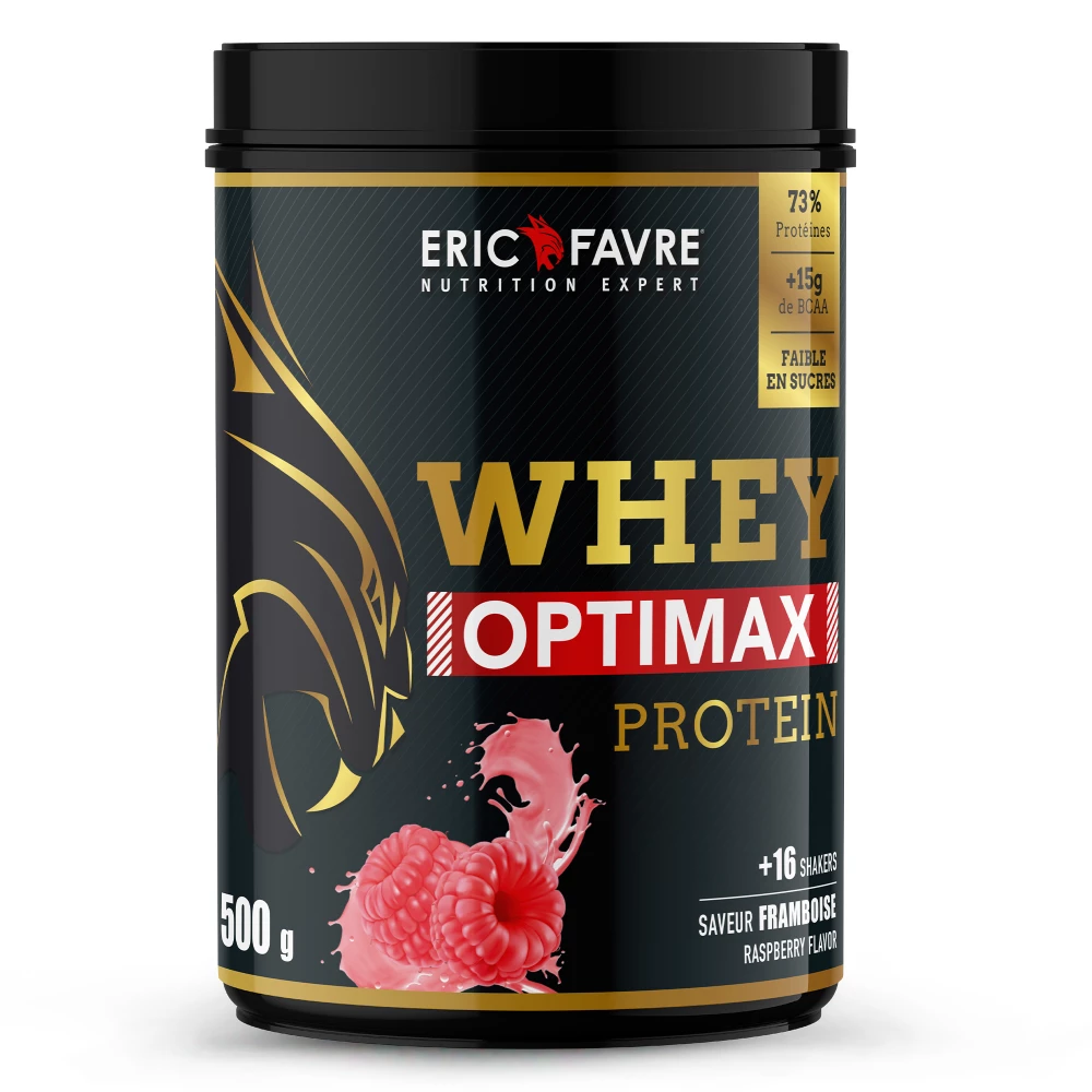 Whey Optimax Protein - 500g, Framboise