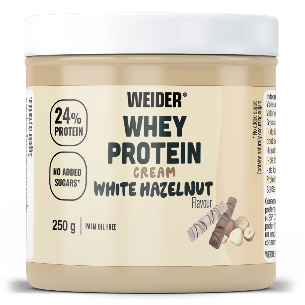 Whey Protein Cream - 250g, White Hazelnut
