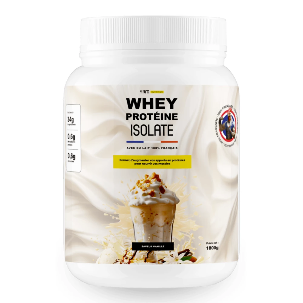 Whey Protéine Isolate - 1800g, Vanille