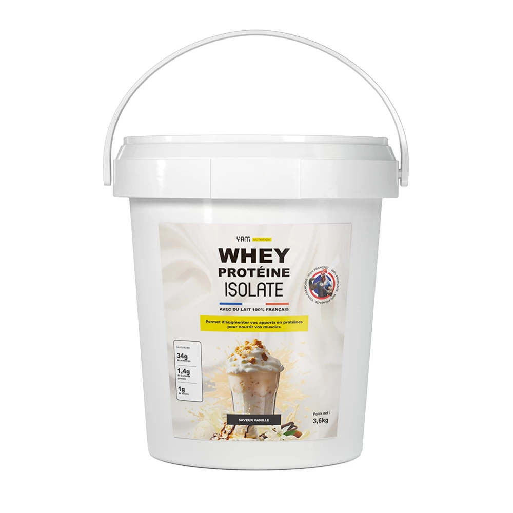 Whey Protéine Isolate - 3600g, Vanille
