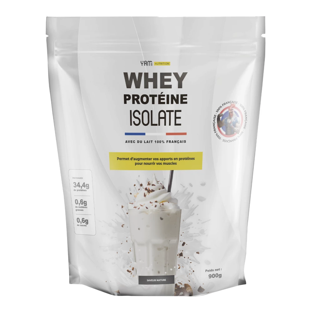 Whey Protéine Isolate - 900g, Nature