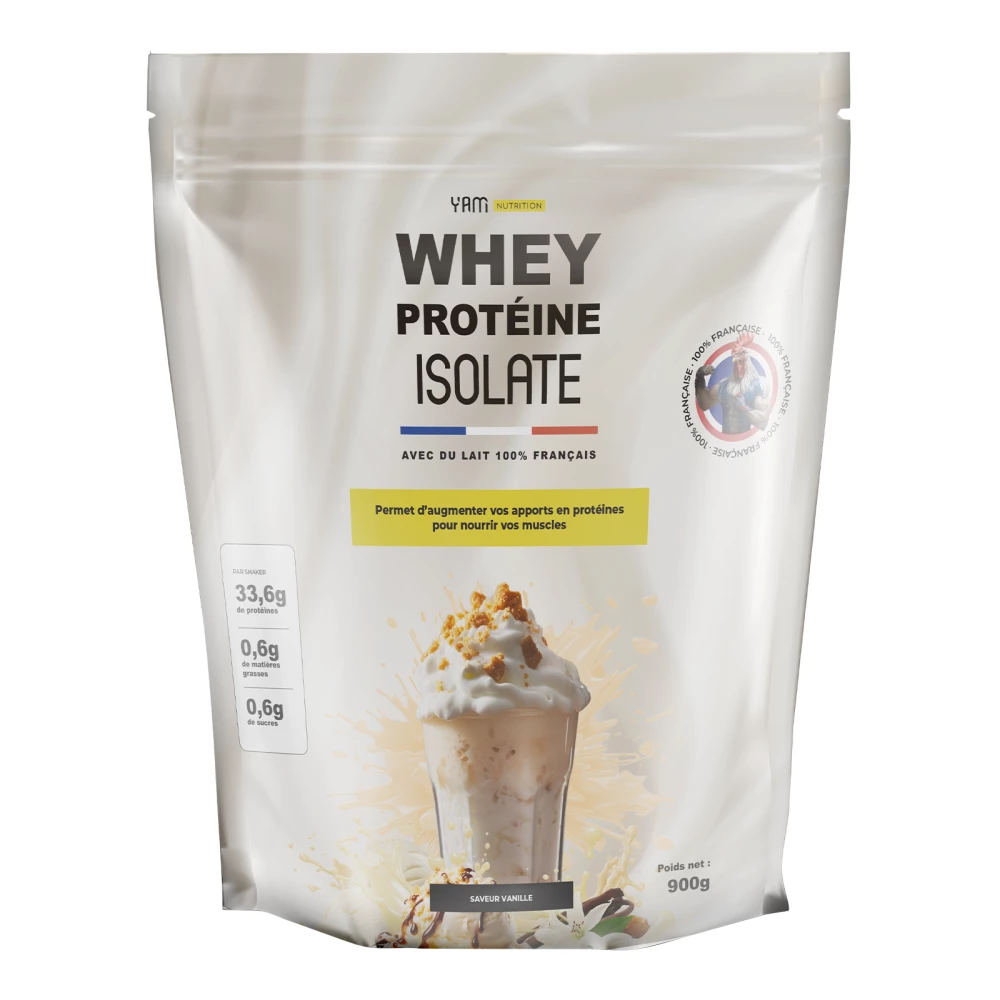 Whey Protéine Isolate - 900g, Vanille