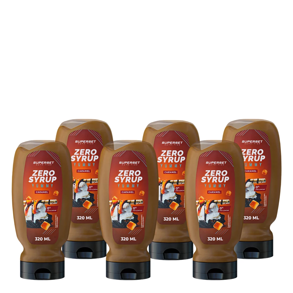 Yummy Zero Syrup - Boite de 6, Caramel