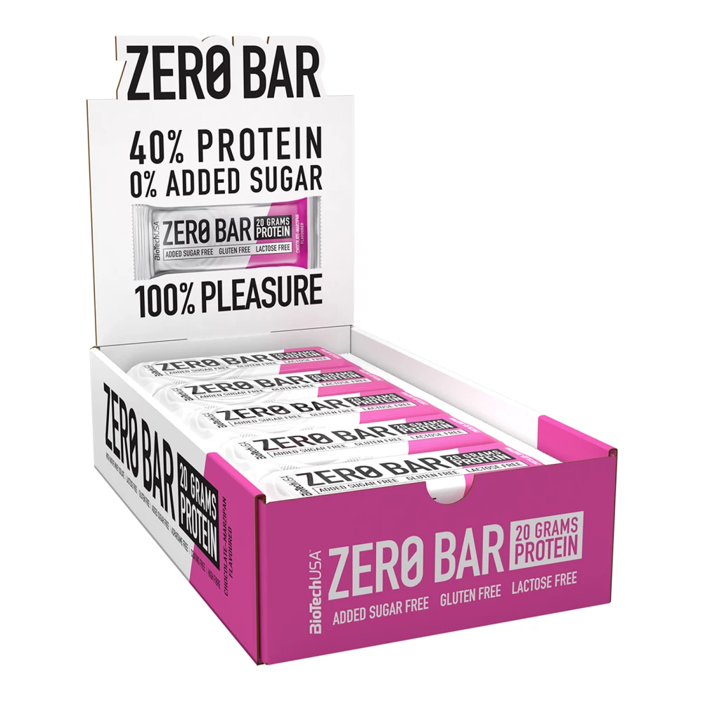 Zero Bar - Boite de 20, Chocolate Marzipan