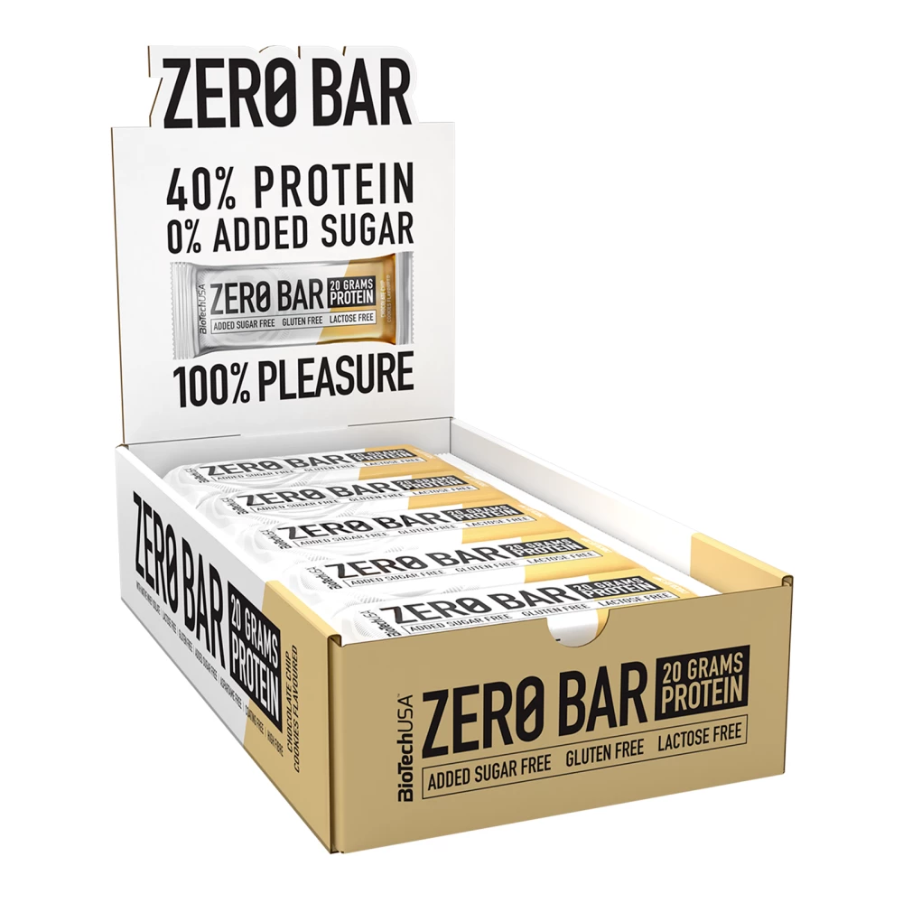 Zero Bar - Boite de 20, Chocolate Chip Cookies