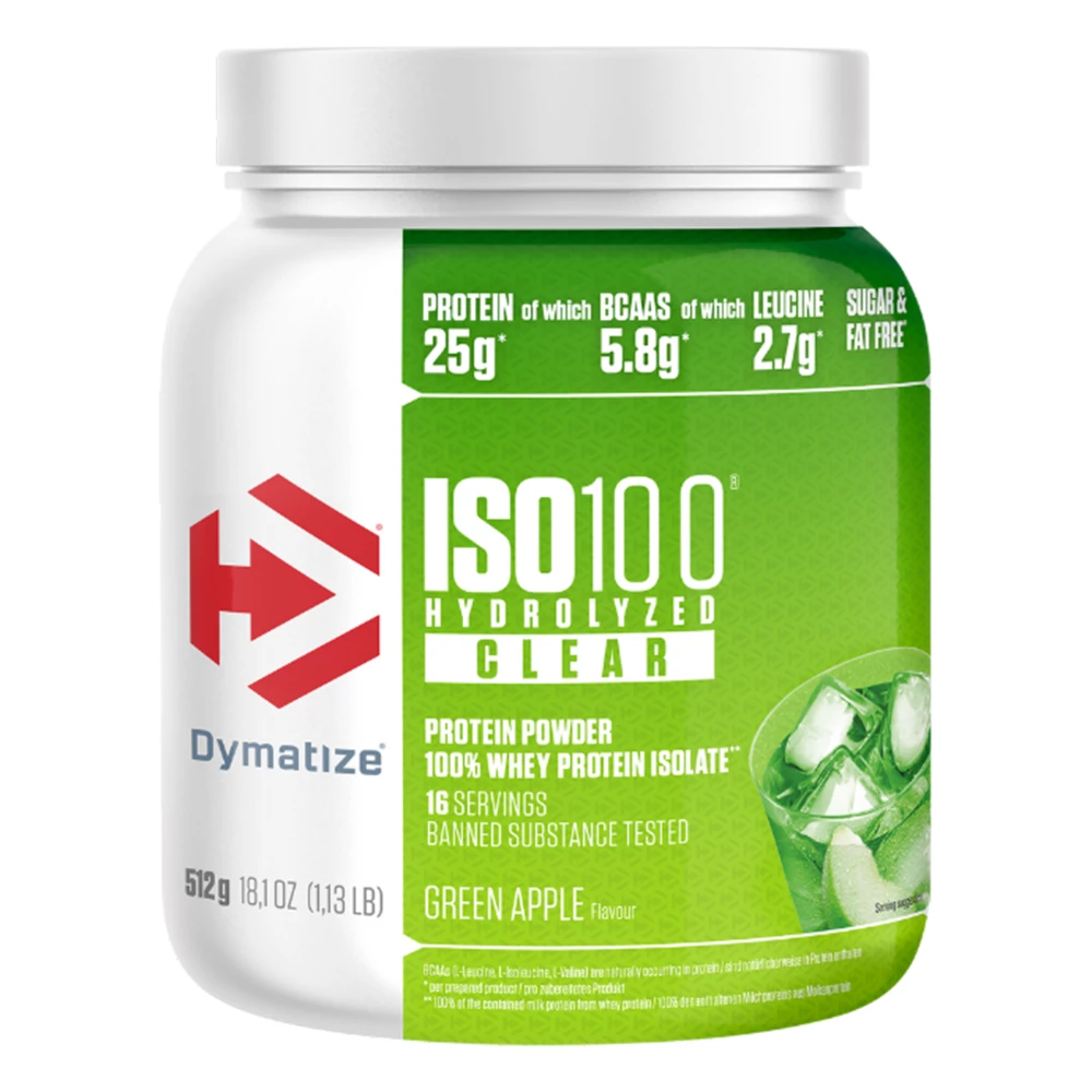 ISO 100 Clear - 512g, Green Apple